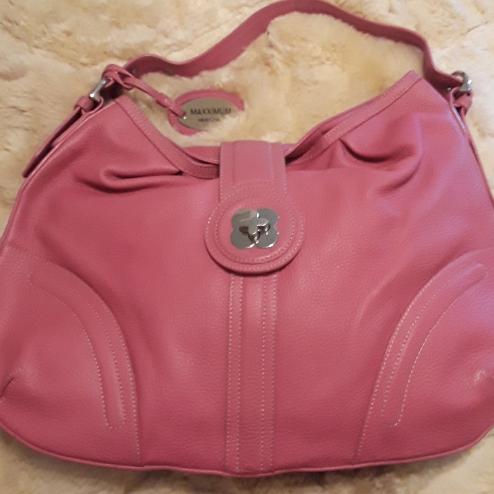 Maxximum- Large leather shoulder bag